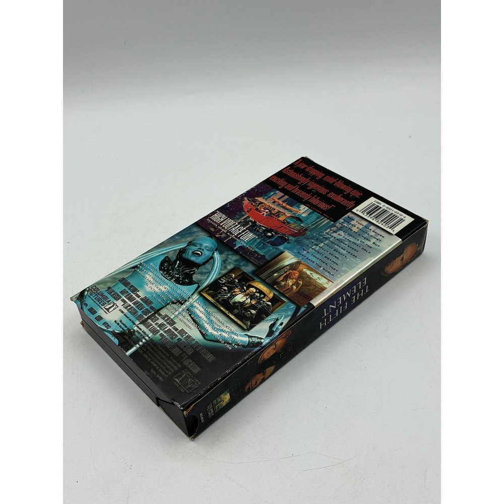 The Fifth Element VHS 1997 Bruce Willis Sci-Fi Columbia Tristar Home Video - Picture 2 of 4